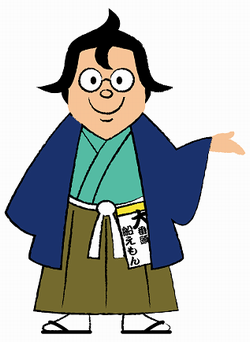 船橋市側がふなっしーの対抗馬(ライバル)として起用した公認キャラクター「目利き番頭 船えもん」