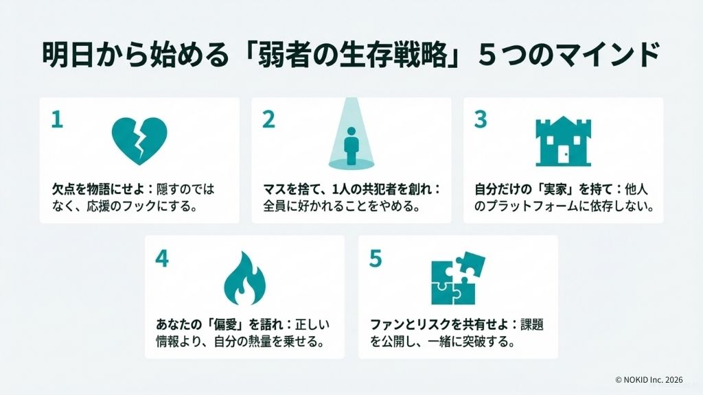 明日から企業担当者が真似すべき5つのマインドセット